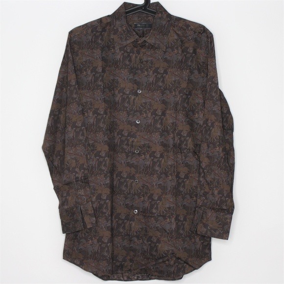 PRADA Other - VTG PRADA Rare Knights Button Up Shirt A517